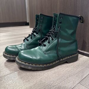 Dr. Martens Green Boots